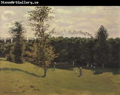 Claude Monet Train in the Country (san32)
